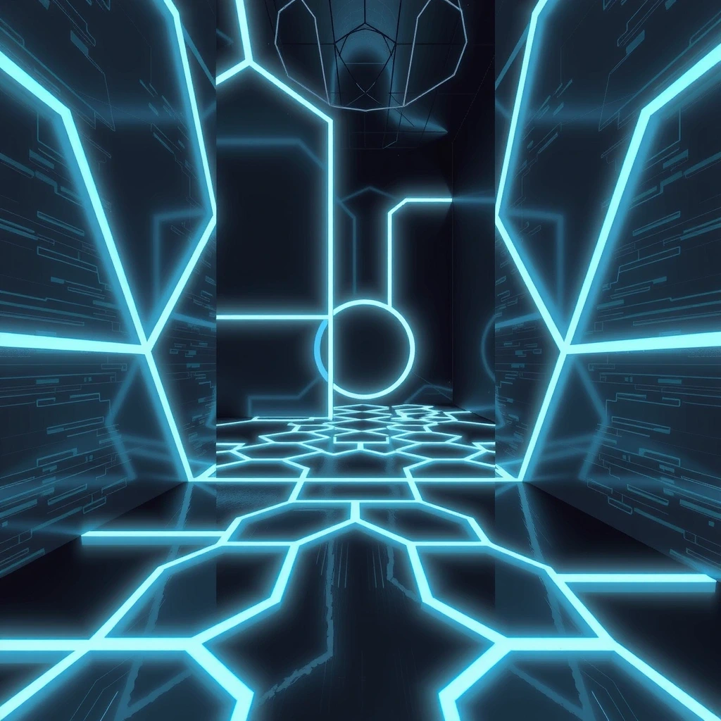 Decorative circuit pattern